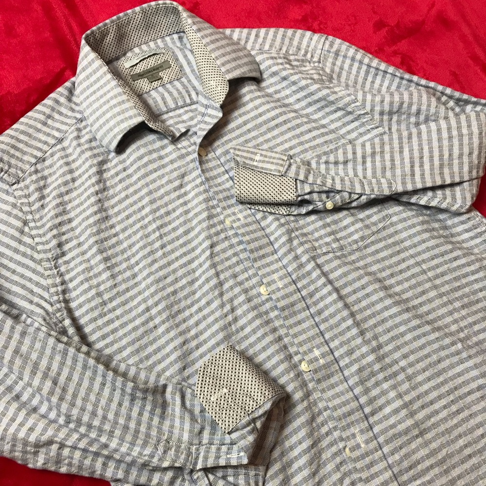 Johnston & Murphy button down flip cuff size M